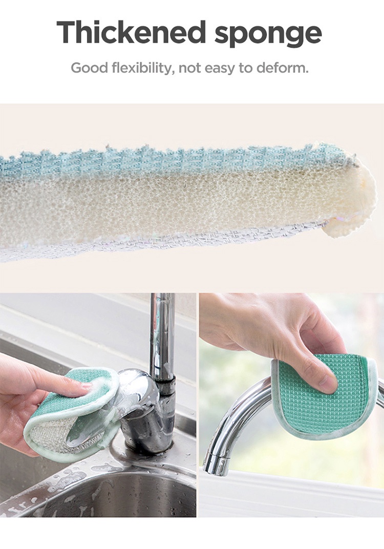 Multi-purpose sponge pad Scrub _ wipe 2 in 1-10